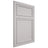 Shiloh Cabinetry Flush Inset Napa Vertical Paintable Light French Gray Door
