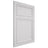 Shiloh Cabinetry Flush Inset Napa Vertical Paintable Pure White Door