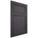 Shiloh Cabinetry Flush Inset Napa Vertical Poplar Plain Cut Cadet Door