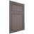 Shiloh Cabinetry Flush Inset Napa Vertical Poplar Plain Cut Heatherstone Door