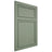 Shiloh Cabinetry Flush Inset Napa Vertical Poplar Plain Cut Moss Door