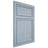 Shiloh Cabinetry Flush Inset Napa Vertical Poplar Plain Cut Sky Door