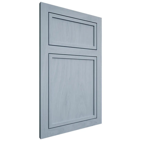 Shiloh Cabinetry Flush Inset Napa Vertical Poplar Plain Cut Sky Door