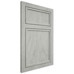 Shiloh Cabinetry Flush Inset Napa Vertical Poplar Plain Cut Stratus Door