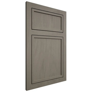 Shiloh Cabinetry Flush Inset Napa Vertical Poplar Plain Cut Thyme Door