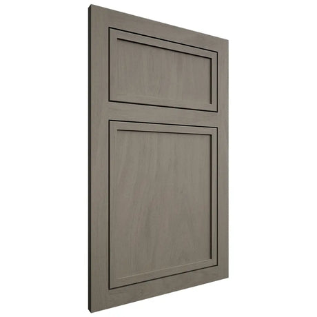 Shiloh Cabinetry Flush Inset Napa Vertical Poplar Plain Cut Thyme Door
