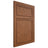 Shiloh Cabinetry Flush Inset Napa Vertical Red Oak Plain Cut Braun Door