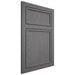 Shiloh Cabinetry Flush Inset Napa Vertical Red Oak Plain Cut Cadet Door
