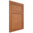 Shiloh Cabinetry Flush Inset Napa Vertical Red Oak Plain Cut Harvest Door