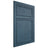 Shiloh Cabinetry Flush Inset Napa Vertical Red Oak Plain Cut Hudson Door