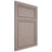 Shiloh Cabinetry Flush Inset Napa Vertical Red Oak Plain Cut Sterling Door