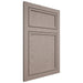 Shiloh Cabinetry Flush Inset Napa Vertical Red Oak Plain Cut Sterling Door