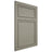 Shiloh Cabinetry Flush Inset Napa Vertical Red Oak Plain Cut Thyme Door