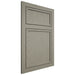 Shiloh Cabinetry Flush Inset Napa Vertical Red Oak Plain Cut Thyme Door