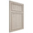 Shiloh Cabinetry Flush Inset Napa Vertical Walnut Plain Cut Seagull Door