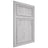 Shiloh Cabinetry Flush Inset Napa Vertical Walnut Plain Cut Stratus Door