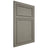Shiloh Cabinetry Flush Inset Napa Vertical Walnut Plain Cut Thyme Door