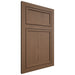 Shiloh Cabinetry Flush Inset Napa Vertical White Oak Plain Cut Autumn Door