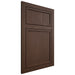 Shiloh Cabinetry Flush Inset Napa Vertical White Oak Plain Cut Braun Door