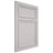 Shiloh Cabinetry Flush Inset Napa Vertical White Oak Plain Cut Cotton Door