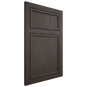 Shiloh Cabinetry Flush Inset Napa Vertical White Oak Plain Cut Creekside Door
