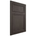 Shiloh Cabinetry Flush Inset Napa Vertical White Oak Plain Cut Creekside Door