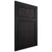 Shiloh Cabinetry Flush Inset Napa Vertical White Oak Plain Cut Espresso Door