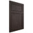 Shiloh Cabinetry Flush Inset Napa Vertical White Oak Plain Cut Morel Door