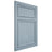 Shiloh Cabinetry Flush Inset Napa Vertical White Oak Plain Cut Sky Door