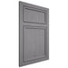 Shiloh Cabinetry Flush Inset Napa Vertical White Oak Plain Cut Sterling Door