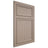Shiloh Cabinetry Flush Inset Napa Vertical White Oak Plain Cut Whitewash Door