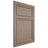 Shiloh Cabinetry Flush Inset Napa Vertical White Oak Quarter Sawn Almond Door