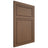 Shiloh Cabinetry Flush Inset Napa Vertical White Oak Quarter Sawn Autumn Door