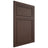 Shiloh Cabinetry Flush Inset Napa Vertical White Oak Quarter Sawn Dusk Door