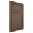 Shiloh Cabinetry Flush Inset Napa Vertical White Oak Quarter Sawn Mineral Door