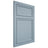 Shiloh Cabinetry Flush Inset Napa Vertical White Oak Quarter Sawn Sky Door
