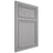 Shiloh Cabinetry Flush Inset Napa Vertical White Oak Quarter Sawn Stratus Door