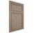Shiloh Cabinetry Flush Inset Napa Vertical White Oak Rift Cut Almond Door