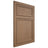 Shiloh Cabinetry Flush Inset Napa Vertical White Oak Rift Cut Medium Door
