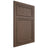Shiloh Cabinetry Flush Inset Napa Vertical White Oak Rift Cut Mineral Door
