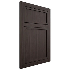 Shiloh Cabinetry Flush Inset Napa Vertical White Oak Rift Cut Morel Door