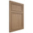 Shiloh Cabinetry Flush Inset Napa Vertical White Oak Rift Cut Natural Door