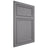 Shiloh Cabinetry Flush Inset Napa Vertical White Oak Rift Cut Sterling Door