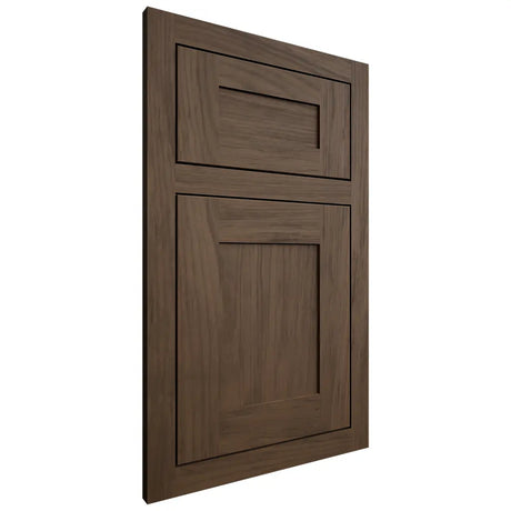 Shiloh Cabinetry Flush Inset New Haven Alder Plain Cut Caviar Door