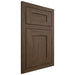 Shiloh Cabinetry Flush Inset New Haven Alder Plain Cut Caviar Door