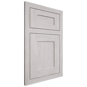 Shiloh Cabinetry Flush Inset New Haven Alder Plain Cut Cotton Door