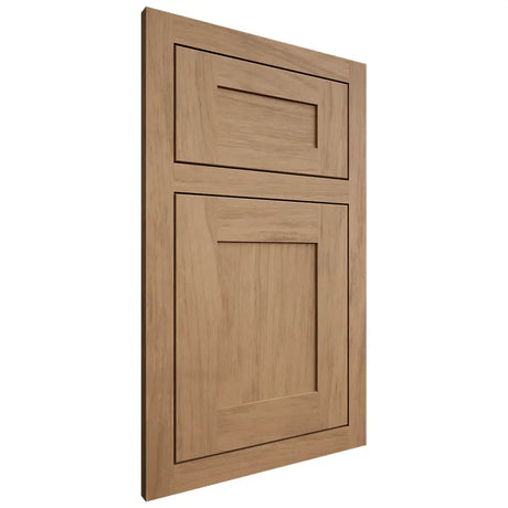 Shiloh Cabinetry Flush Inset New Haven Alder Plain Cut Dusty Road Door