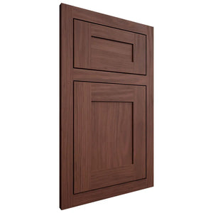 Shiloh Cabinetry Flush Inset New Haven Cherry Plain Cut Bourbon Door
