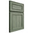 Shiloh Cabinetry Flush Inset New Haven Hickory Plain Cut Moss Door