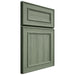 Shiloh Cabinetry Flush Inset New Haven Hickory Plain Cut Moss Door